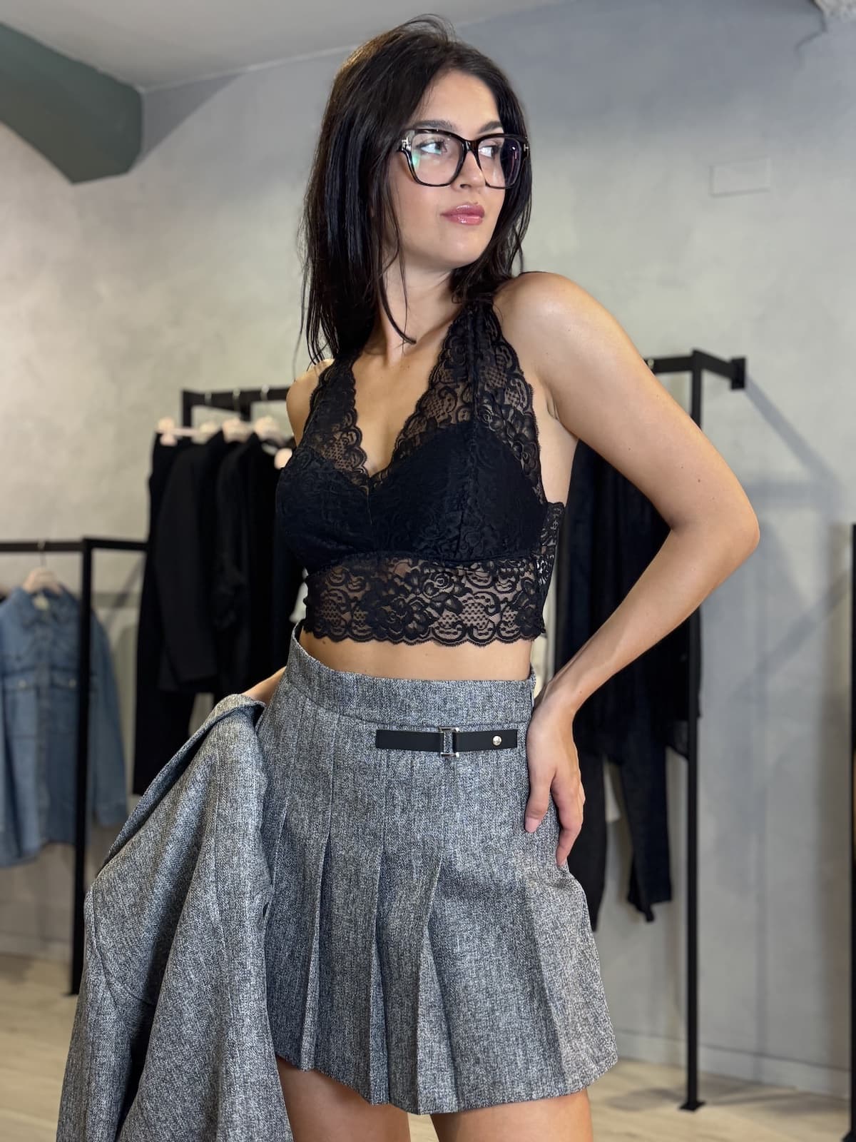 GONNA PANTALONE PIEGHE SALE E PEPE