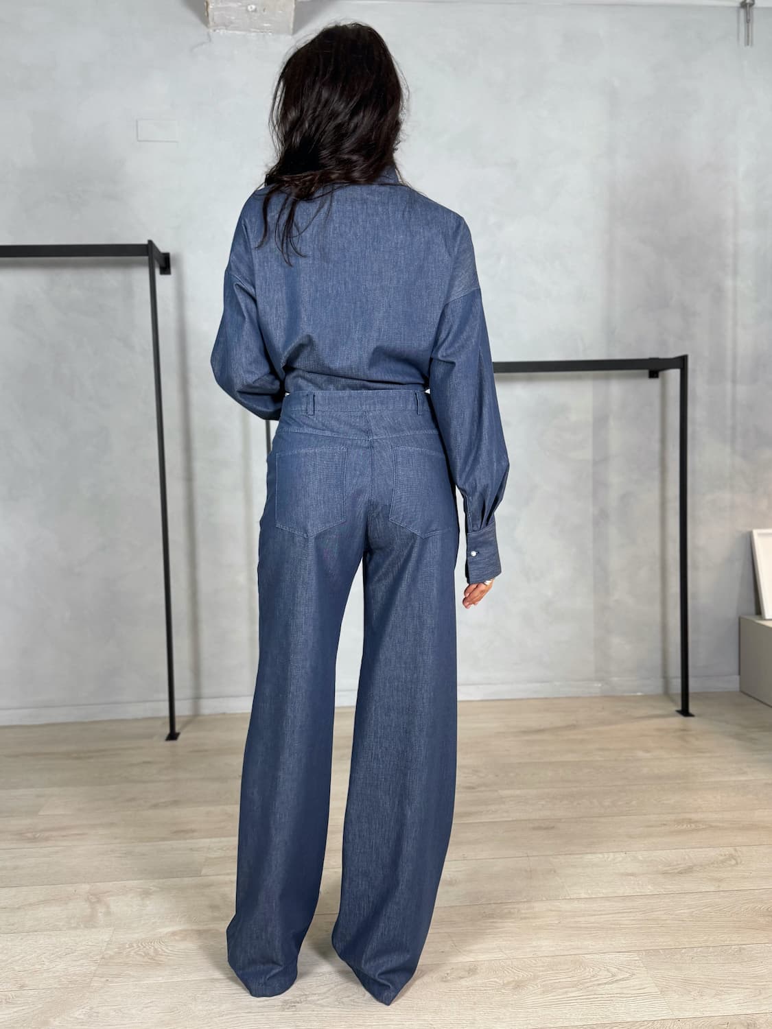 PANTALONE DENIM PALAZZO