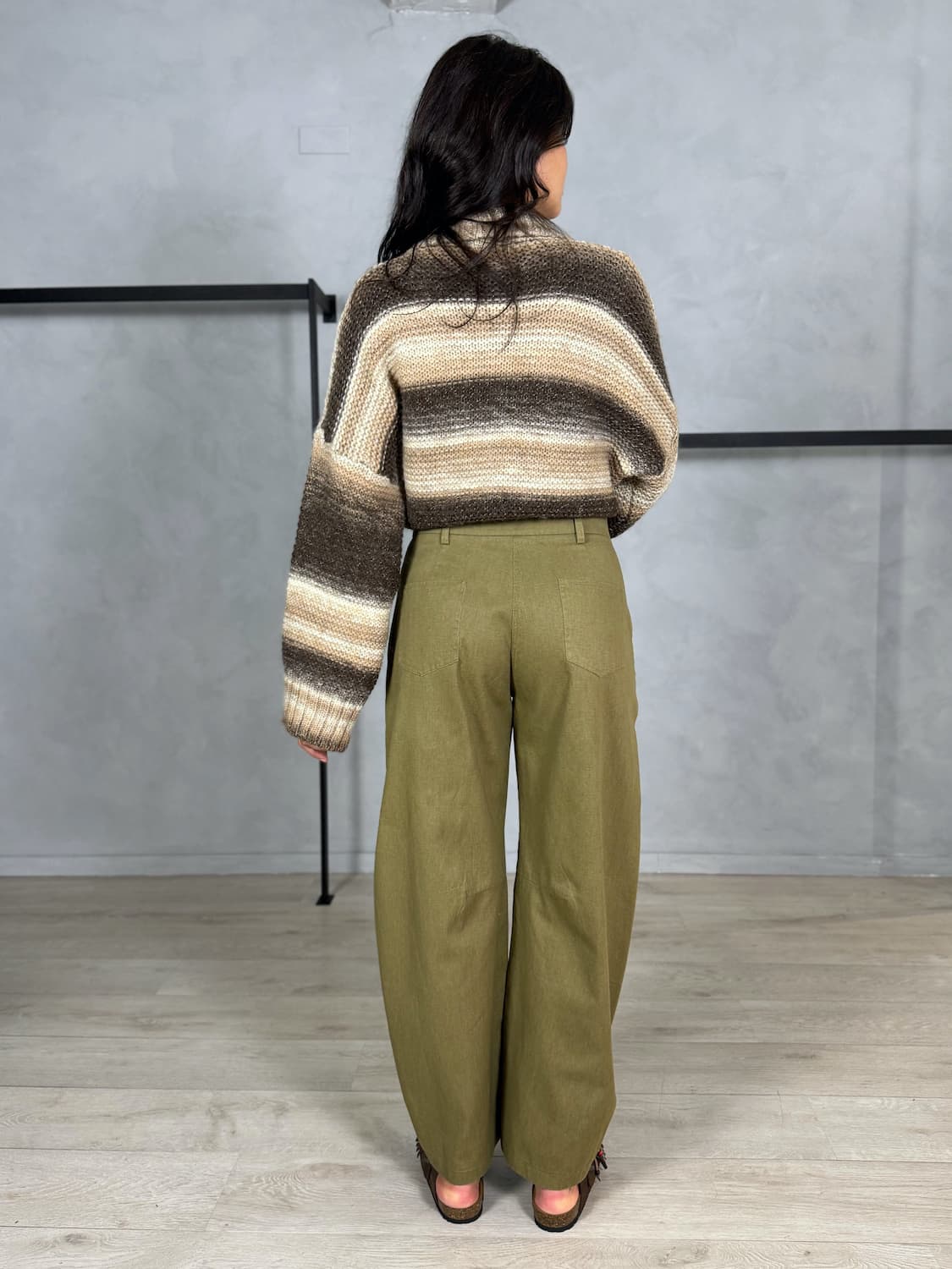 PANTALONE DRILL COTONE BAGGY