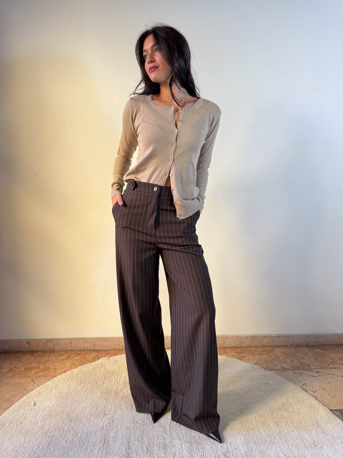PANTALONE GESSATO