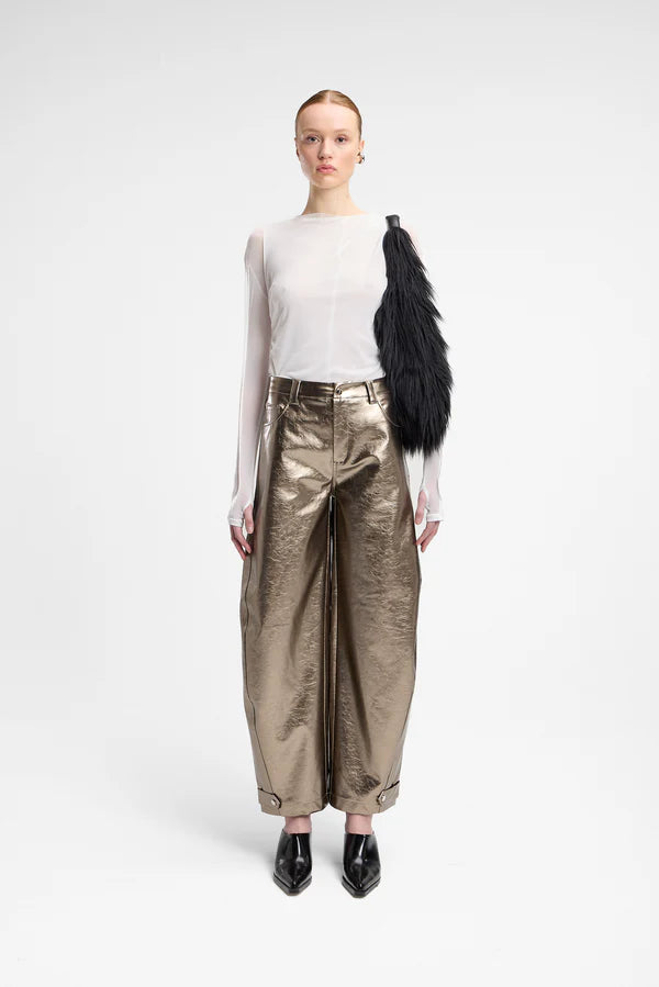 PANTALONE BALLOON IN VINILE