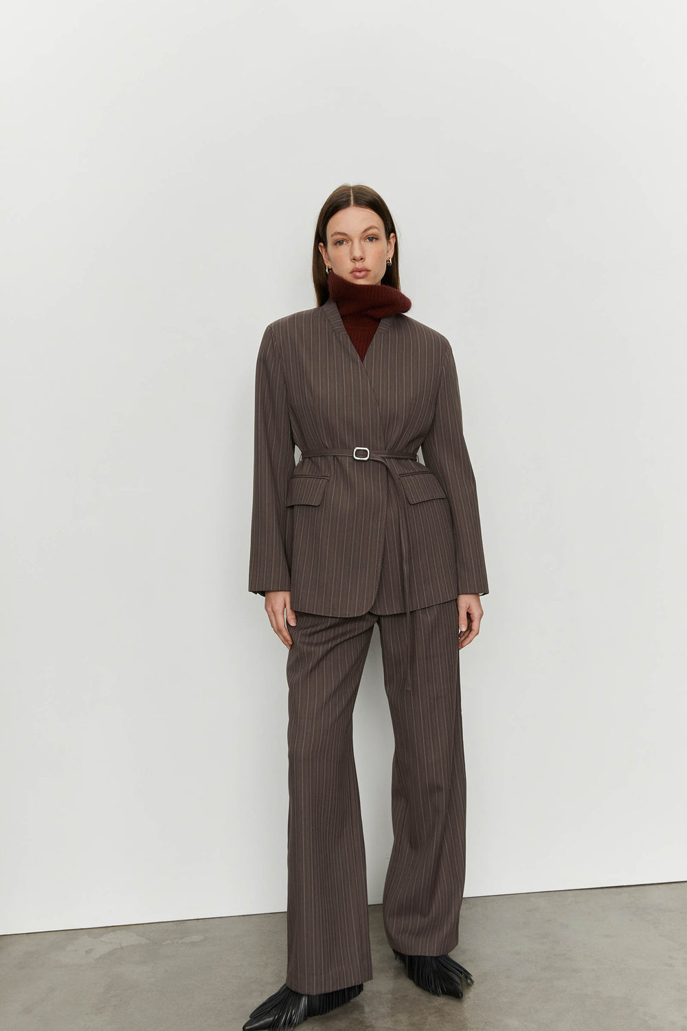 BLAZER SENZA COLLO MICRORIGA