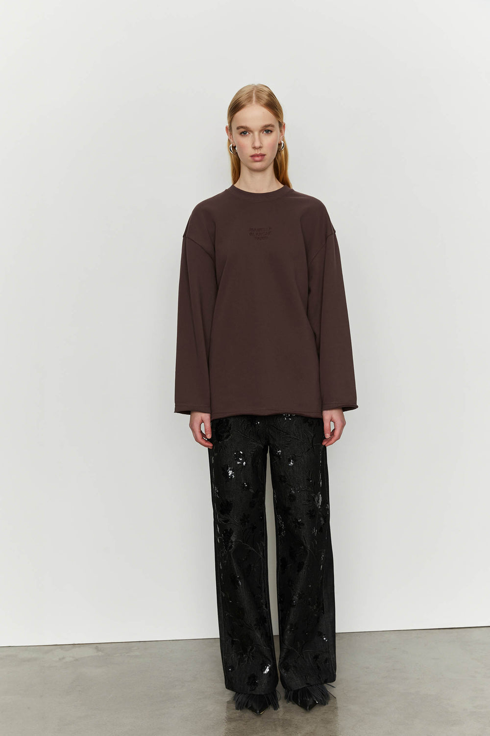 FELPA GIROCOLLO OVER