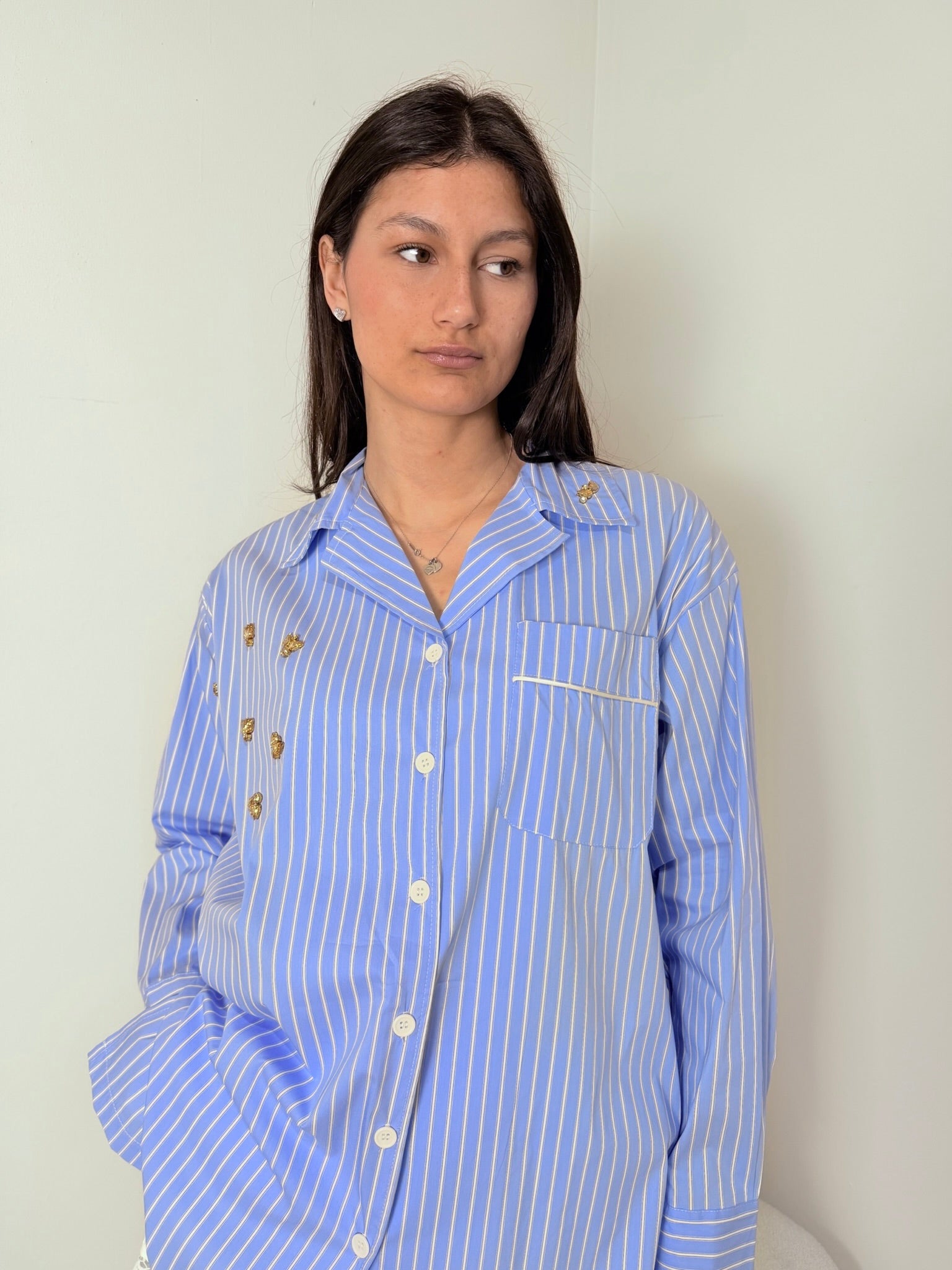 Camicia Pijama Over