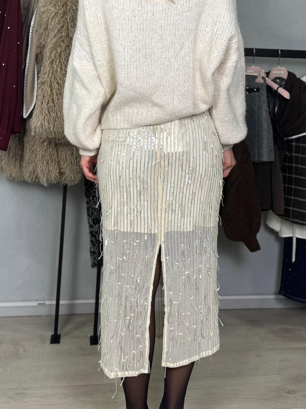 LONGUETTE CON PAILLETTES