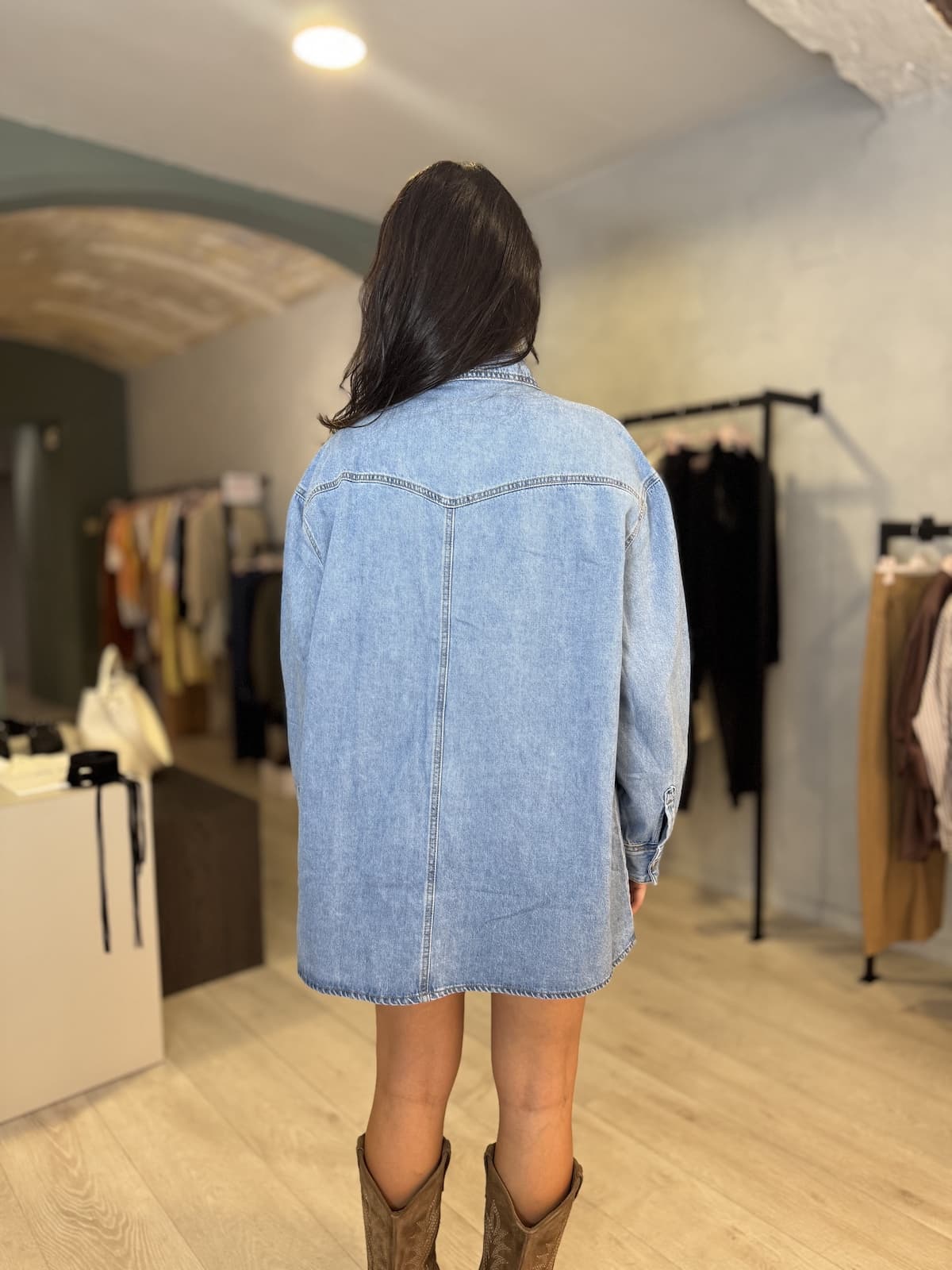 CAMICIA DENIM OVER