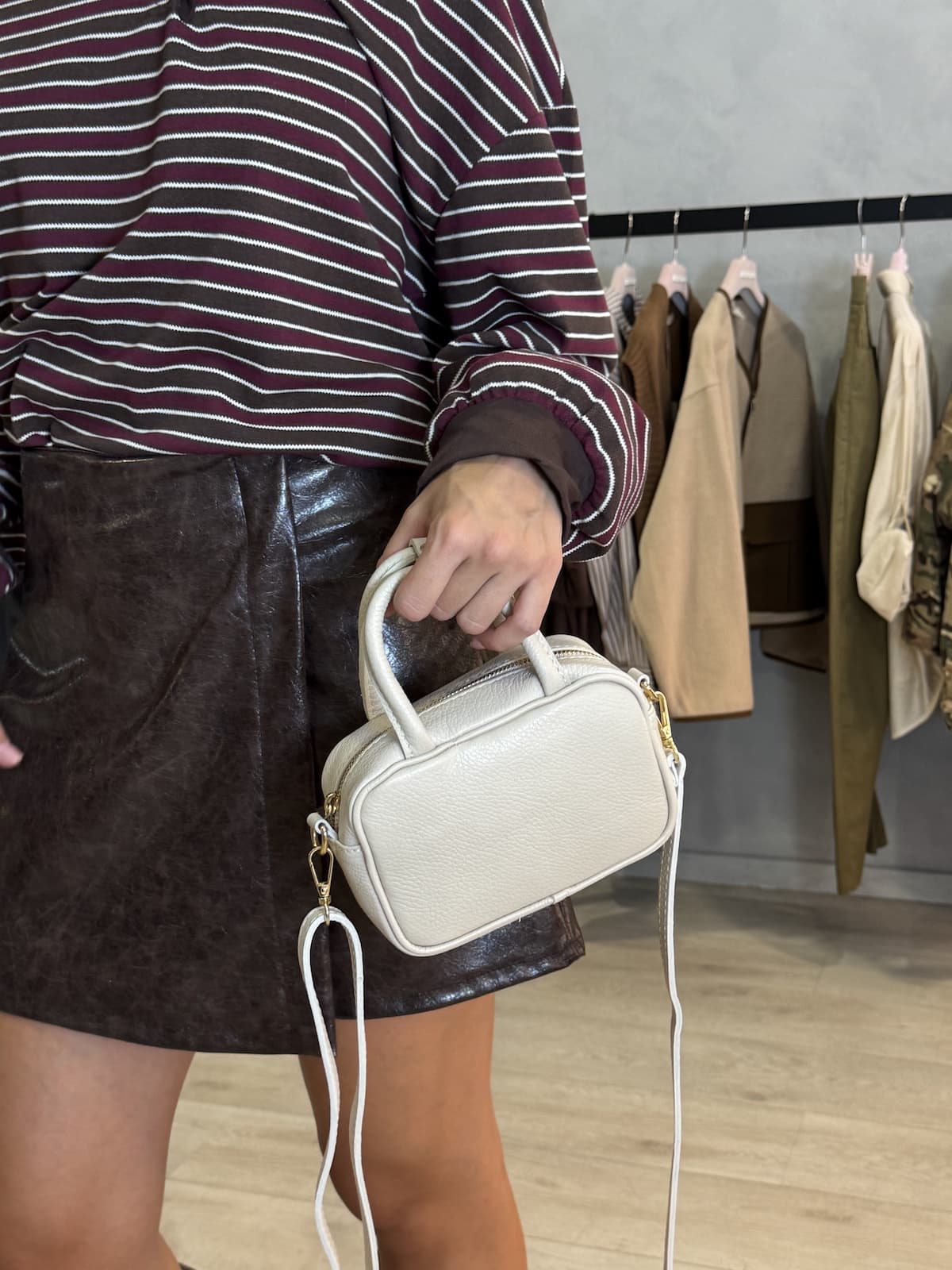 BAG BAULETTO MINI SIZE PELLE