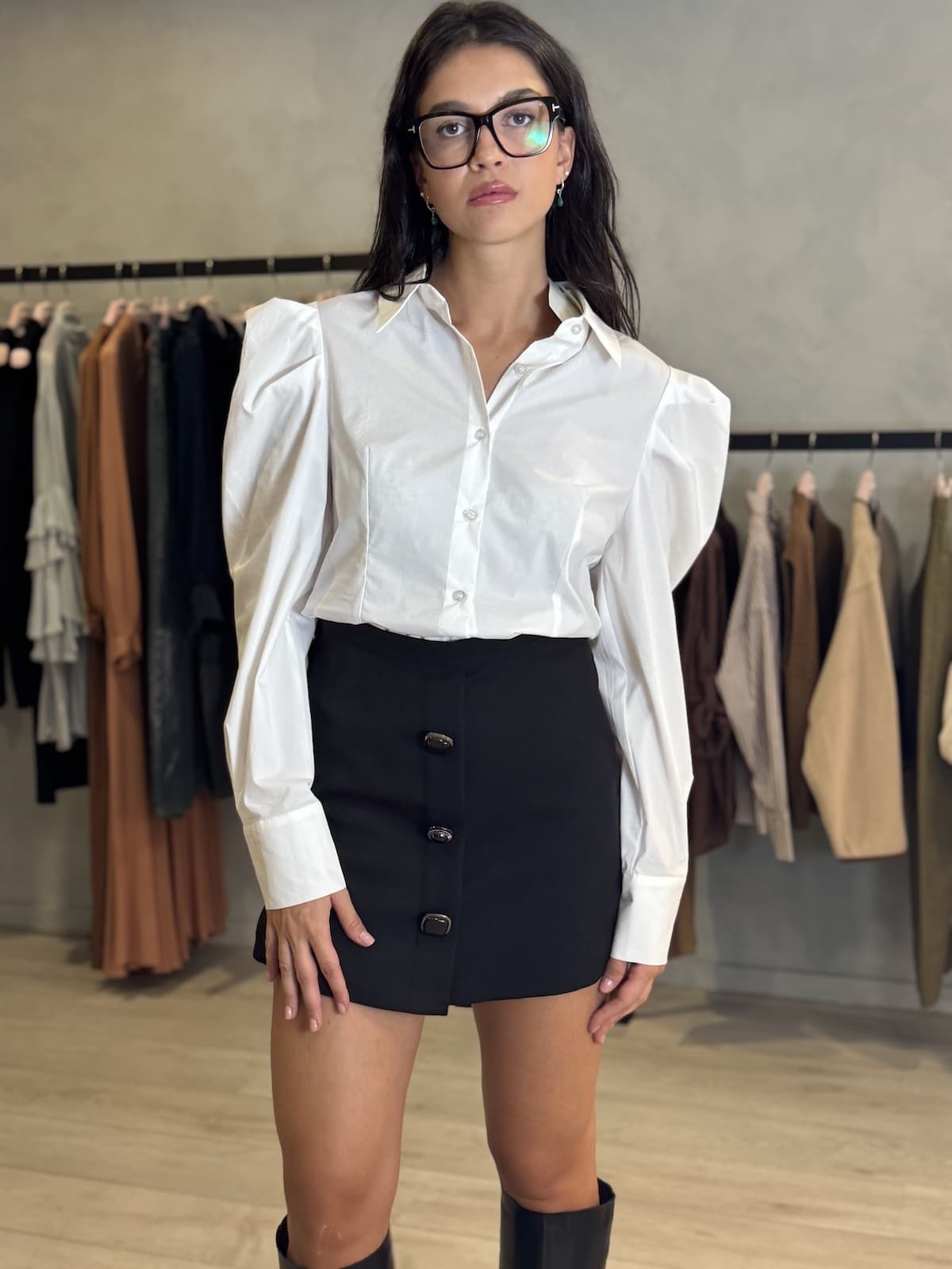 CAMICIA CON MANICA A SBUFFO