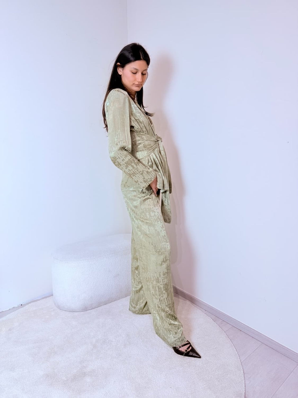 Pantalone Devorè Raso