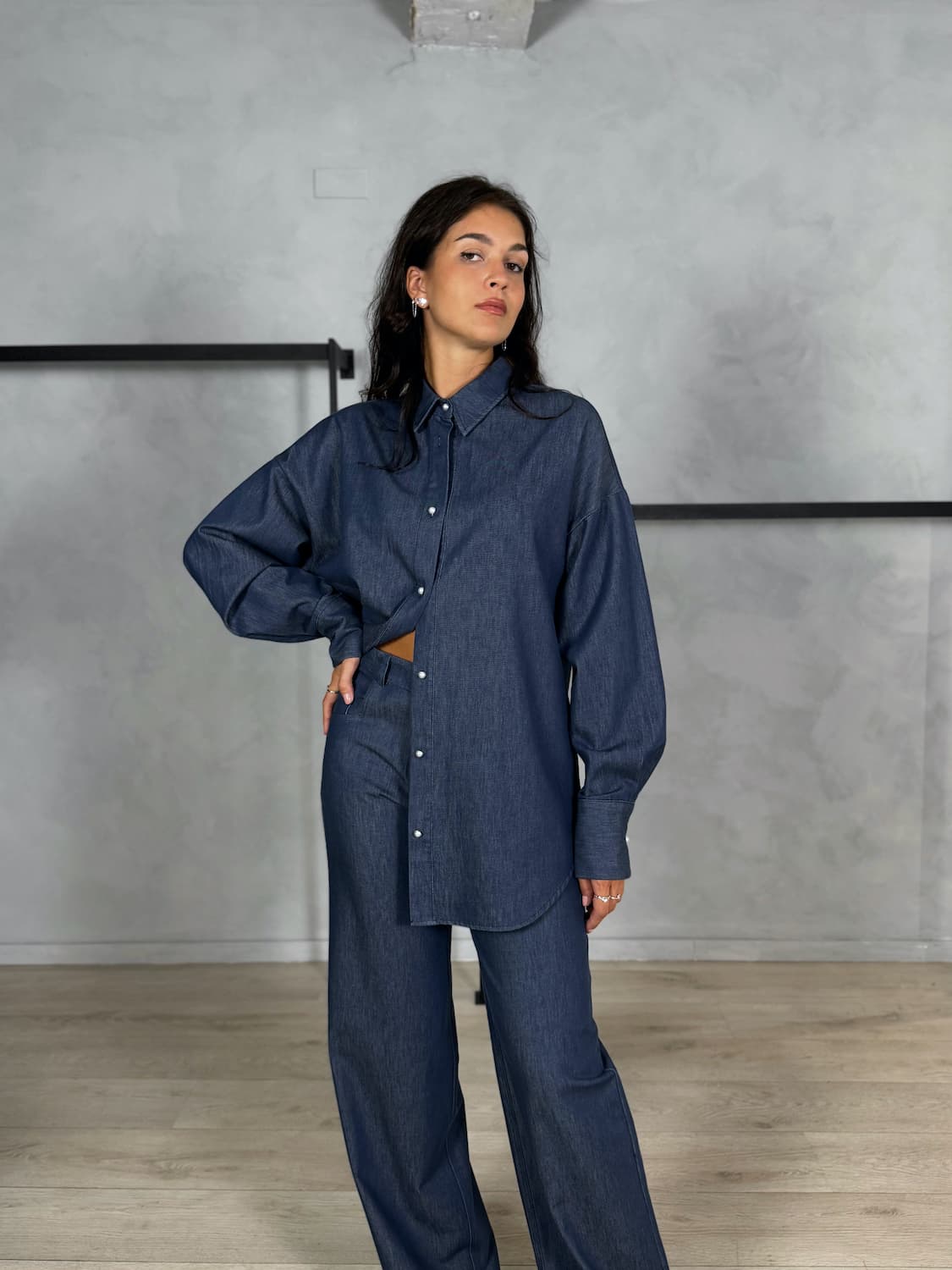 CAMICIA DENIM OVER