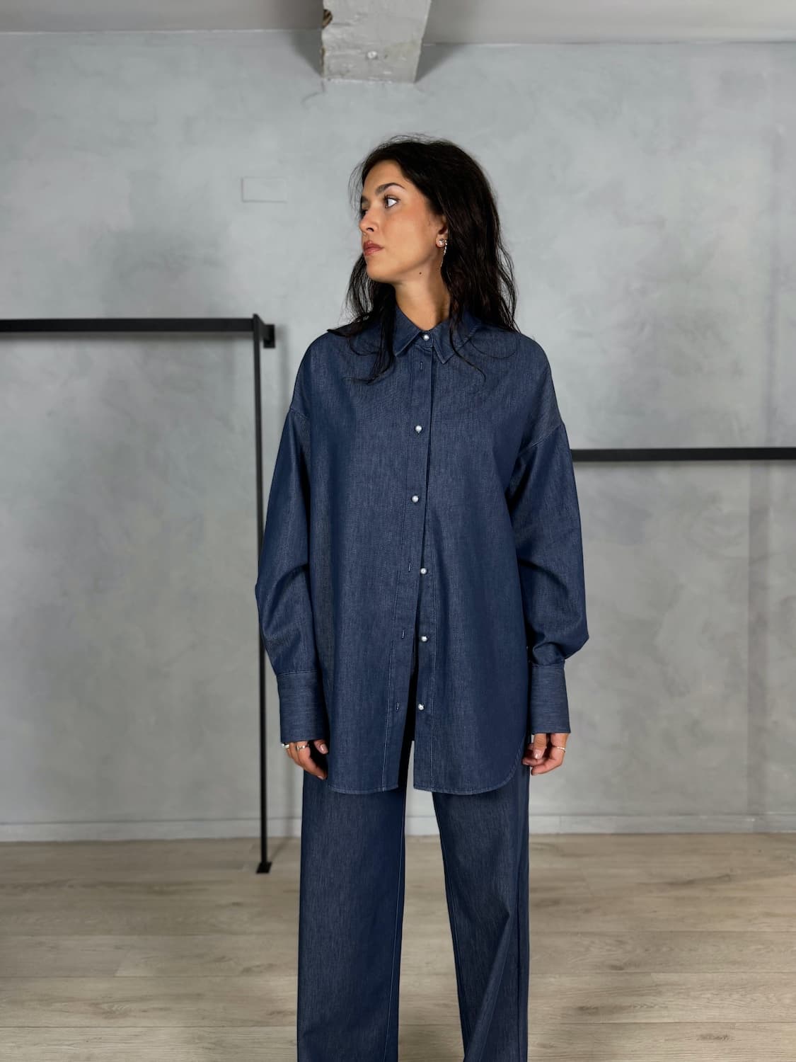CAMICIA DENIM OVER