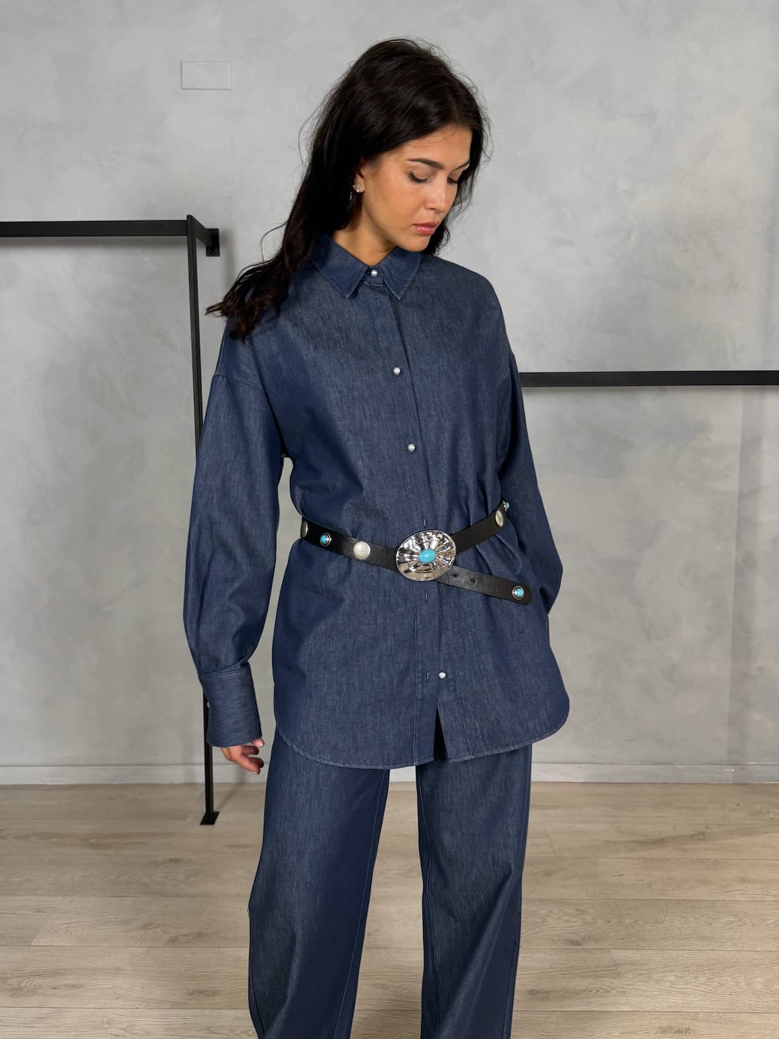 CAMICIA DENIM OVER