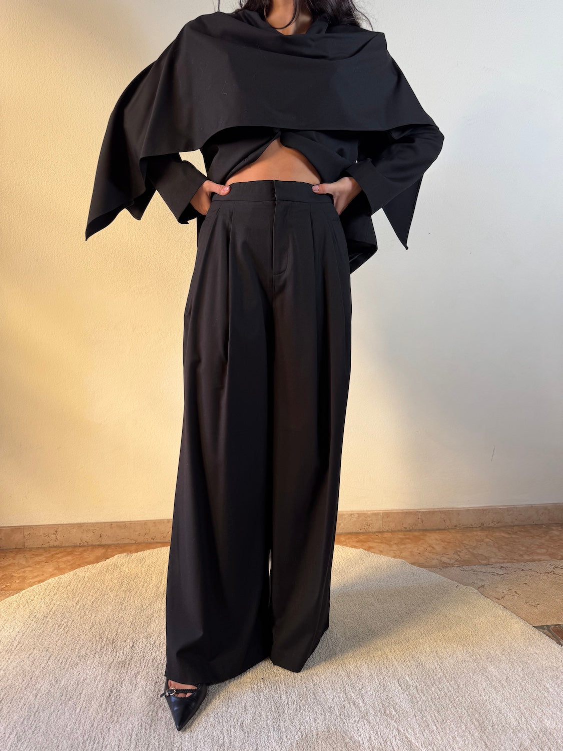 PANTALONE GAMBA LARGA