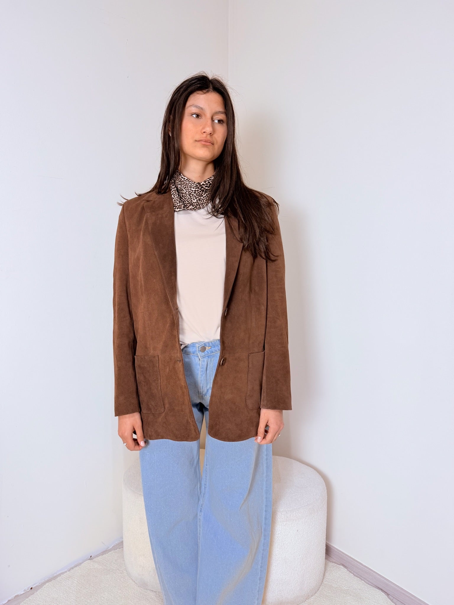 Giacca Blazer Camoscio