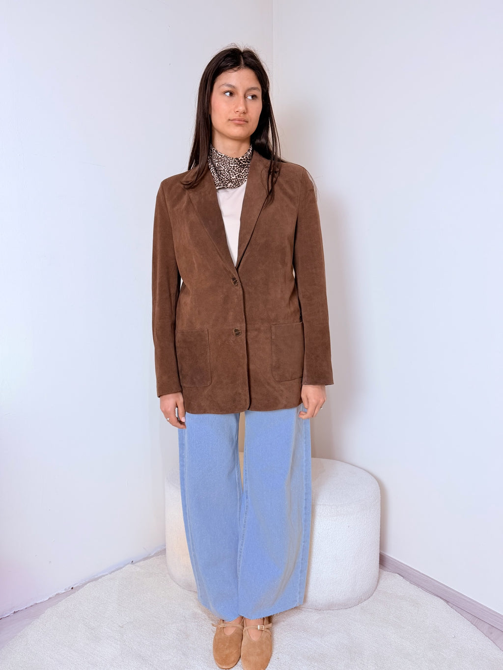 Giacca Blazer Camoscio