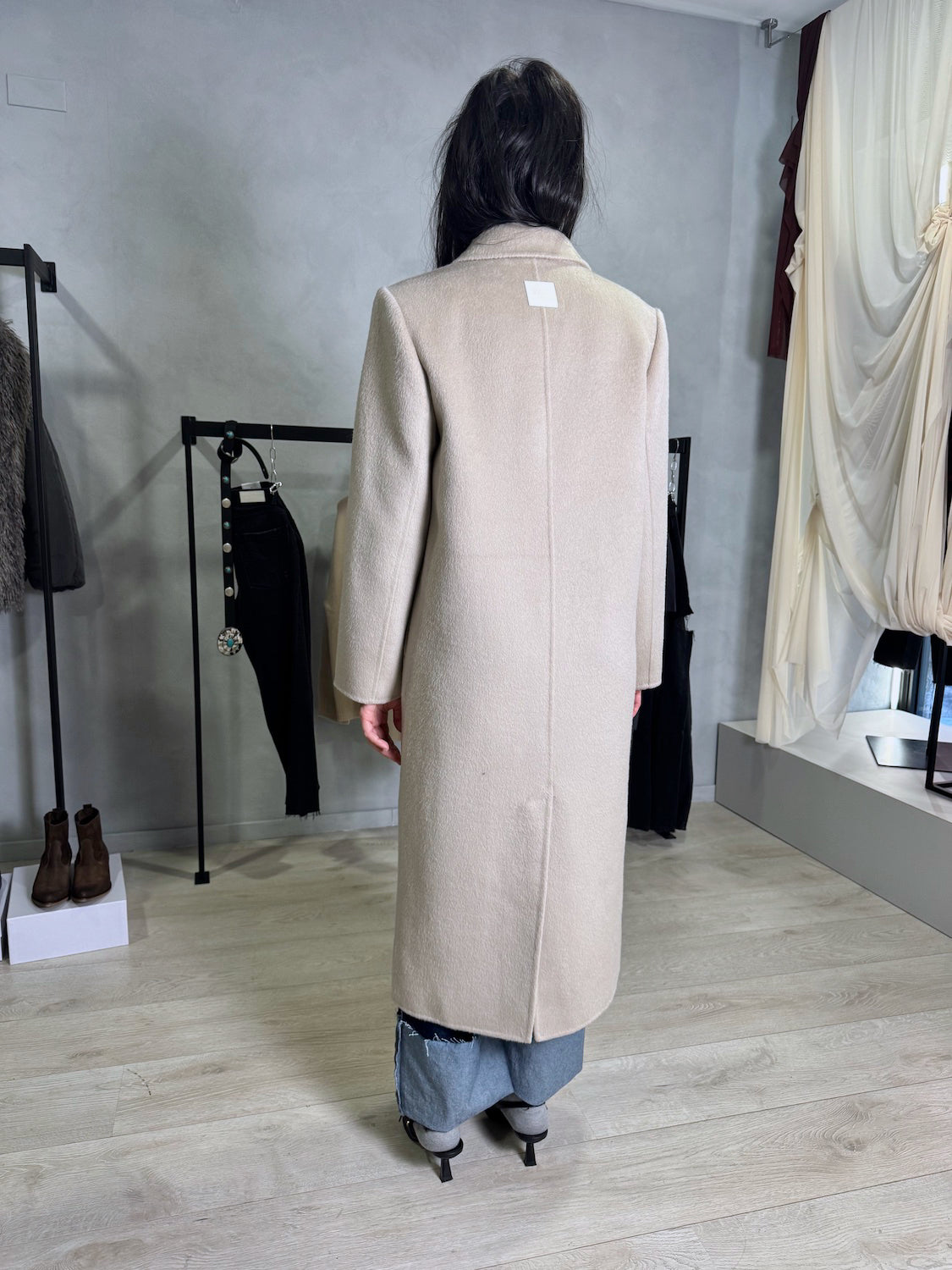 CAPPOTTO DRITTO LANA