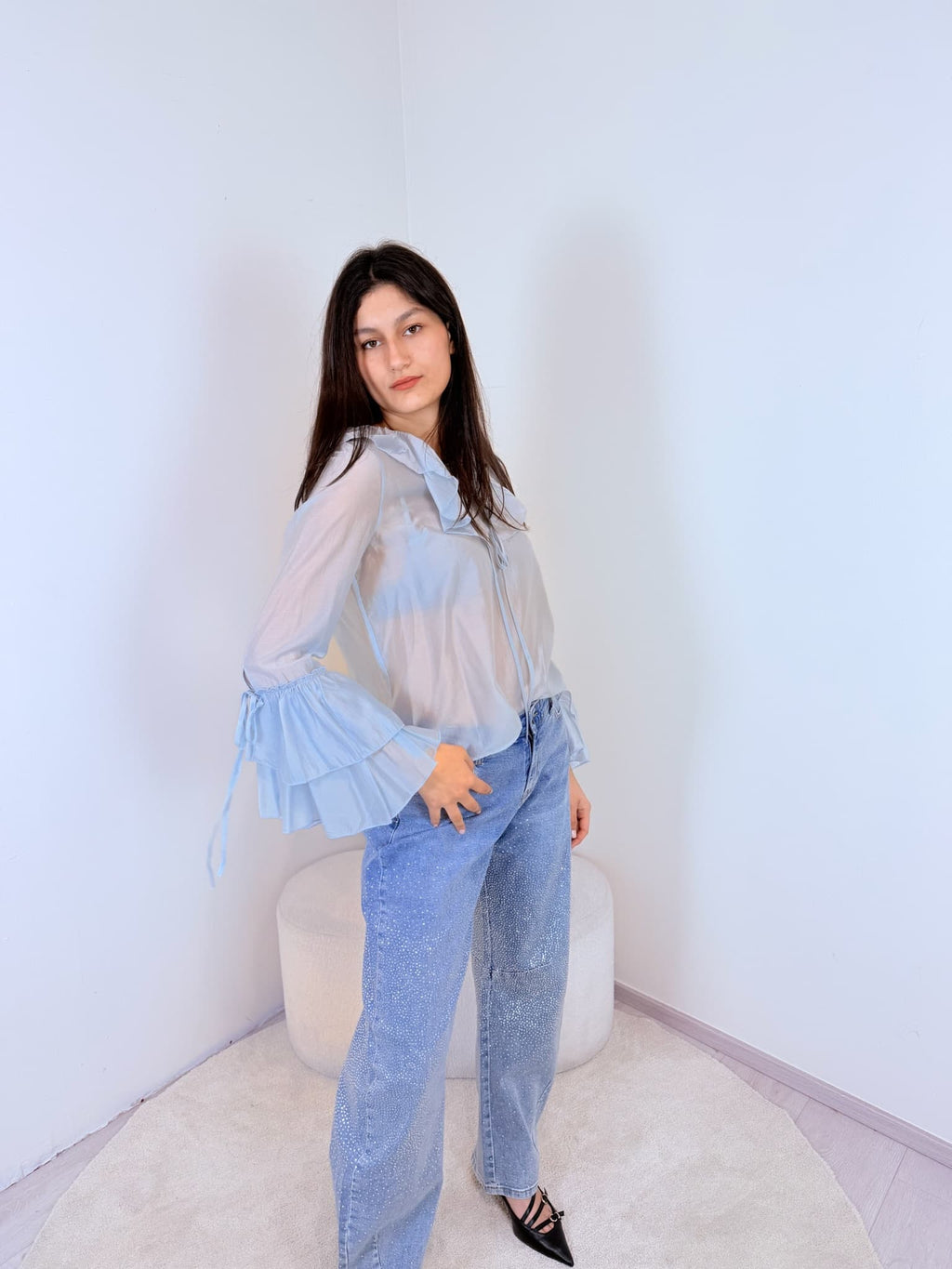 Camicia Rouches