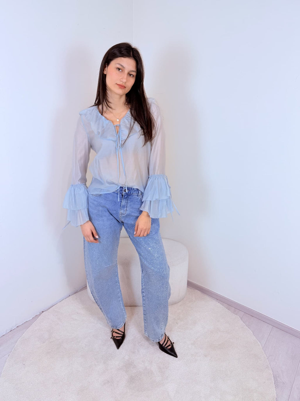 Camicia Rouches