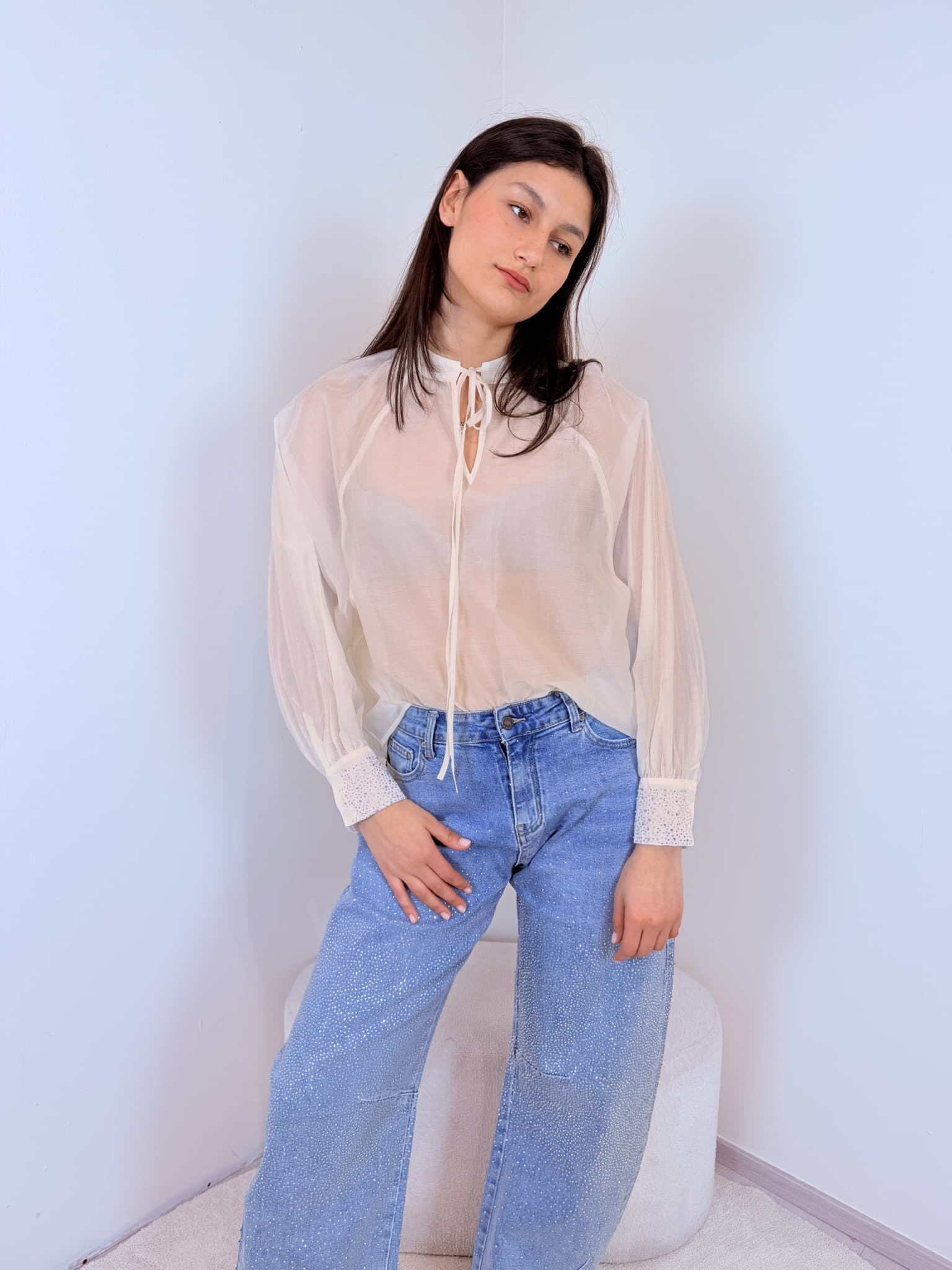 Blusa Strass