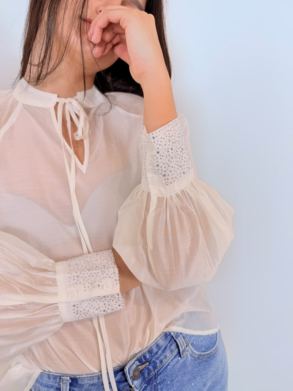 Blusa Strass