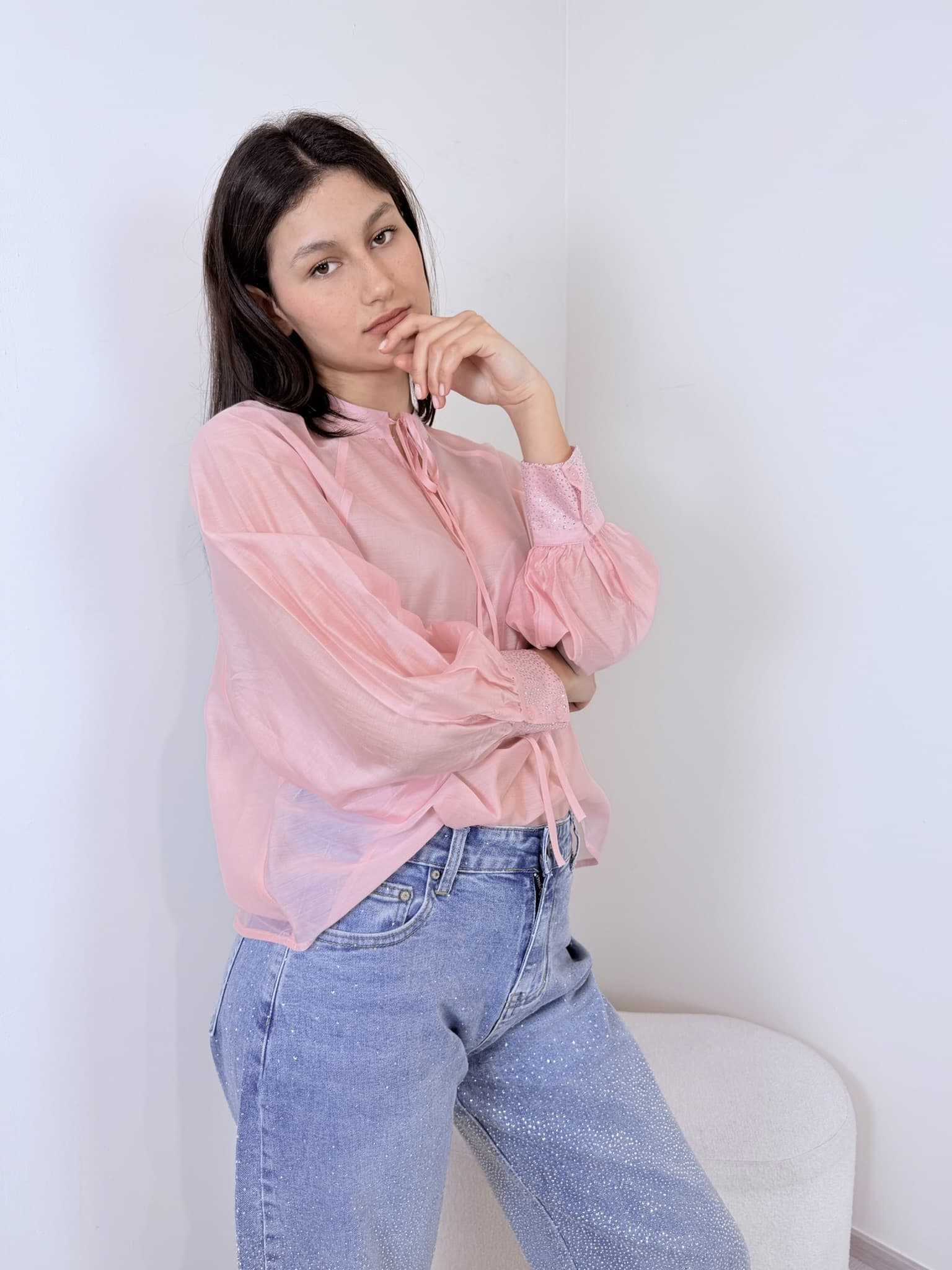 Blusa Strass