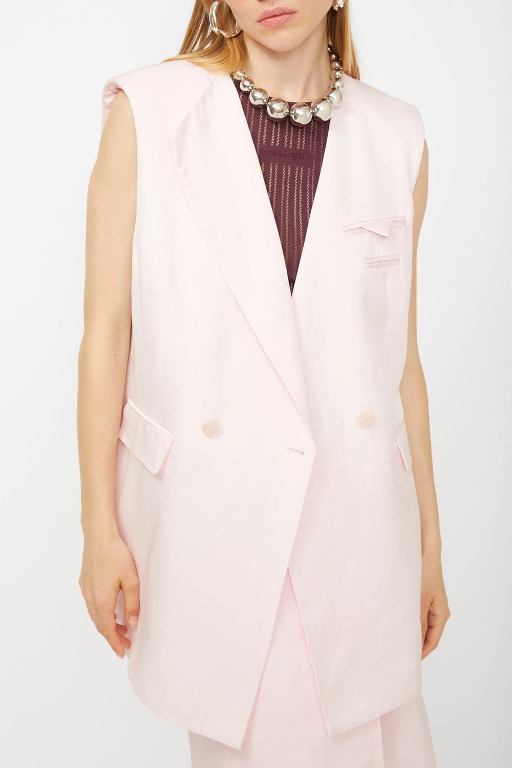 Gilet Over Lino