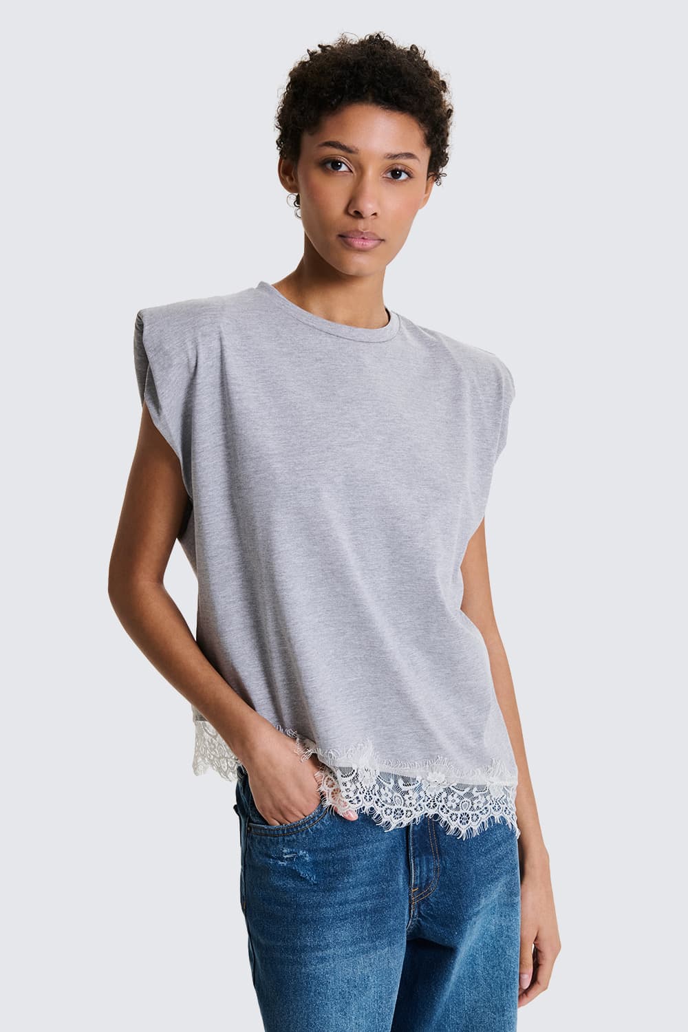 T-shirt Con Pizzo