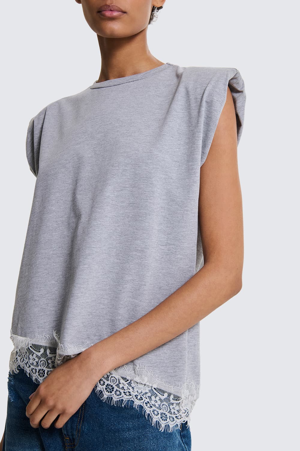 T-shirt Con Pizzo