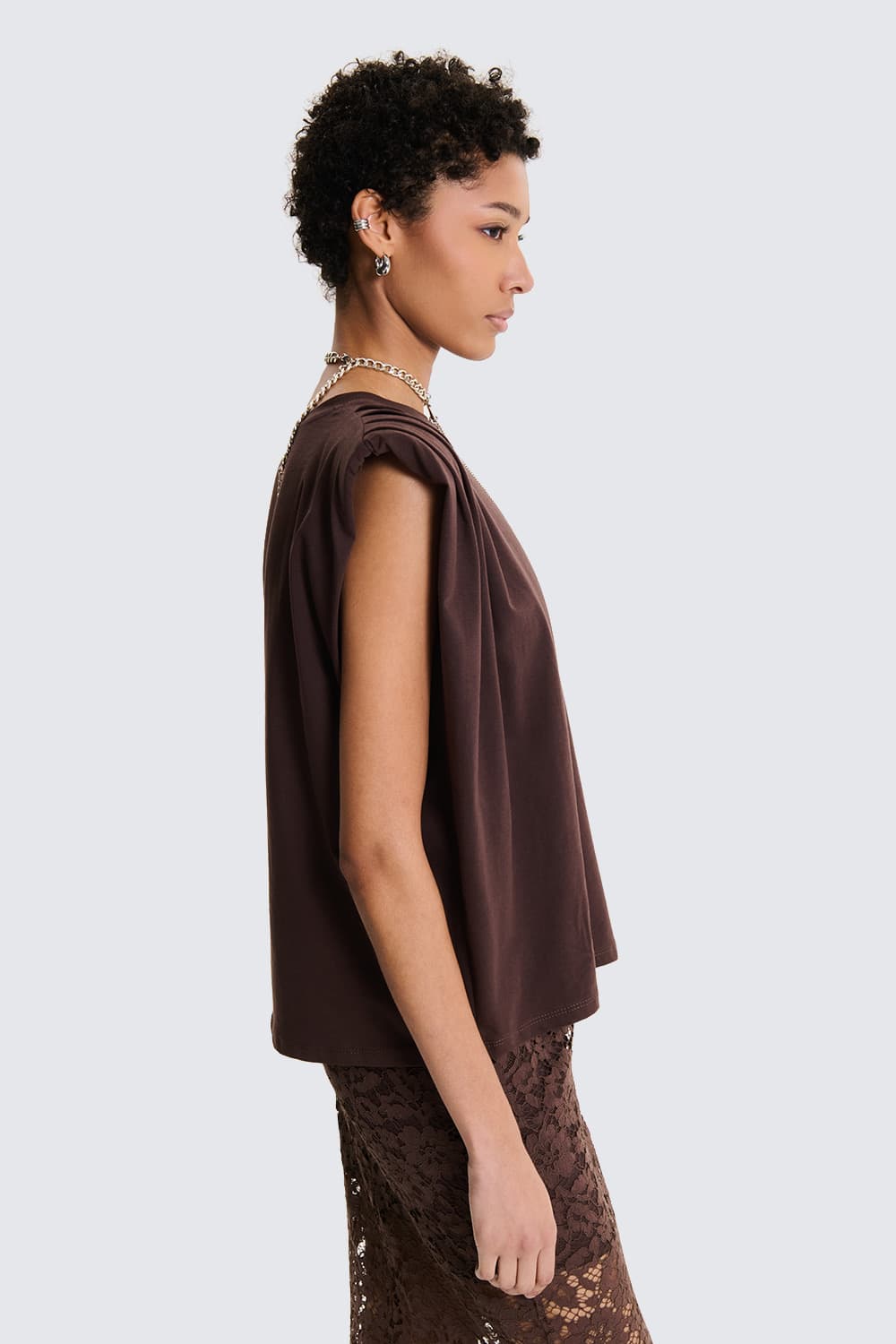 T-Shirt Con Spallina
