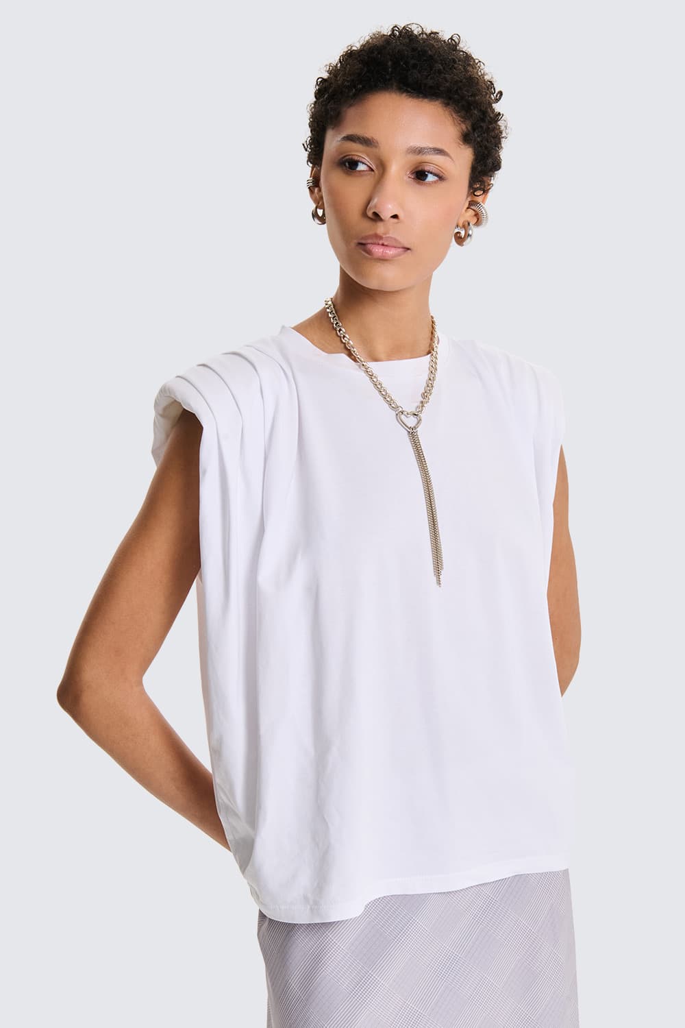 T-Shirt Con Spallina